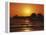 Sun Setting Above Naples Pier-James Randklev-Framed Premier Image Canvas