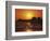 Sun Setting Above Naples Pier-James Randklev-Framed Photographic Print