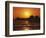 Sun Setting Above Naples Pier-James Randklev-Framed Photographic Print