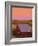 Sun Setting Behind Barn-Darrell Gulin-Framed Photographic Print