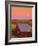 Sun Setting Behind Barn-Darrell Gulin-Framed Photographic Print