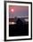 Sun Setting over Newly Constructed Prefabricated House on Block Island-John Zimmerman-Framed Photographic Print