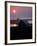 Sun Setting over Newly Constructed Prefabricated House on Block Island-John Zimmerman-Framed Photographic Print