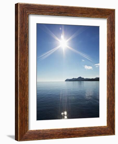 Sun Shining above Calm Sea-Norbert Schaefer-Framed Photographic Print