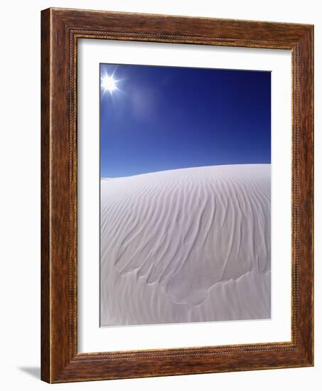 Sun Shining on Desert Sand-Jim Zuckerman-Framed Photographic Print