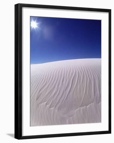 Sun Shining on Desert Sand-Jim Zuckerman-Framed Photographic Print