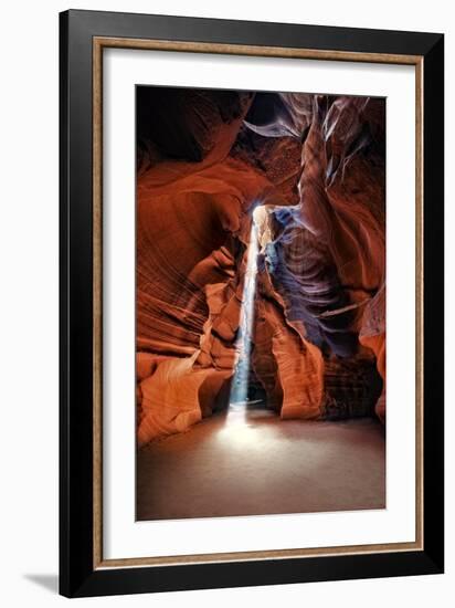 Sun Shining Through Canyon I-David Drost-Framed Photographic Print