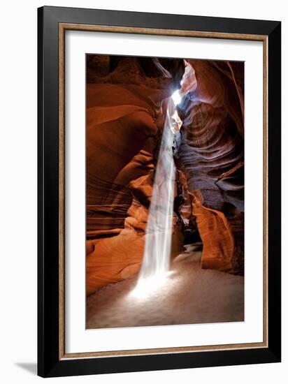 Sun Shining Through Canyon II-David Drost-Framed Photographic Print