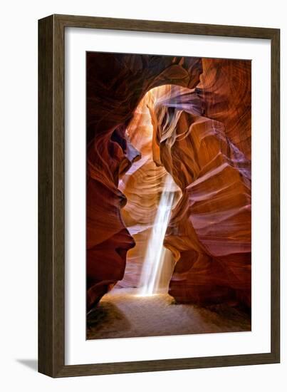 Sun Shining Through Canyon IV-David Drost-Framed Photographic Print