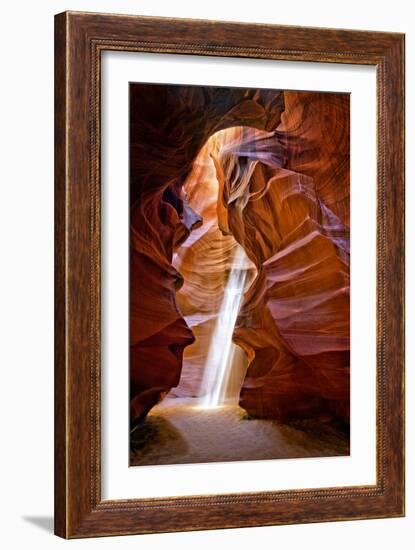 Sun Shining Through Canyon IV-David Drost-Framed Photographic Print