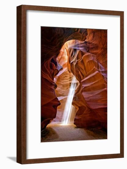 Sun Shining Through Canyon IV-David Drost-Framed Photographic Print