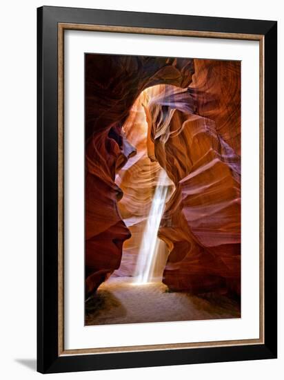 Sun Shining Through Canyon IV-David Drost-Framed Photographic Print