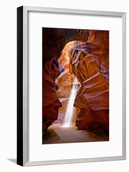 Sun Shining Through Canyon IV-David Drost-Framed Photographic Print