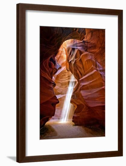Sun Shining Through Canyon IV-David Drost-Framed Photographic Print