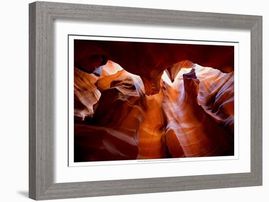 Sun Shining Through Canyon VIII-David Drost-Framed Photographic Print