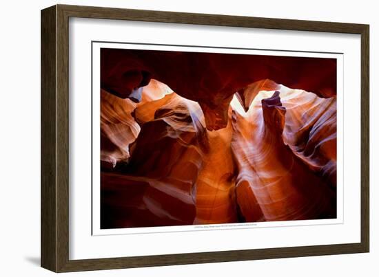 Sun Shining Through Canyon VIII-David Drost-Framed Photographic Print