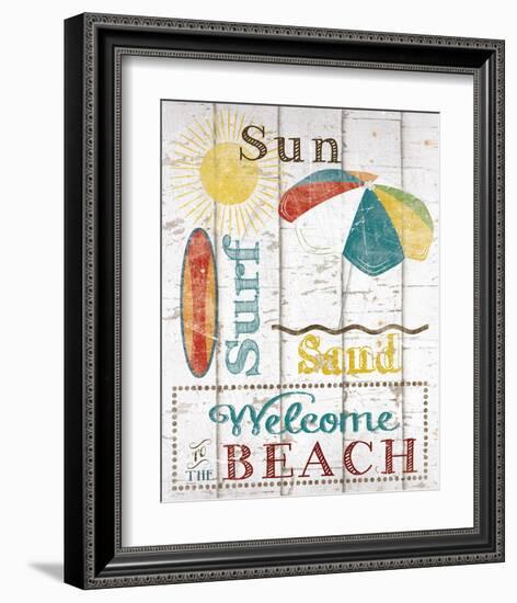 Sun, Surf & Sand-Katrina Craven-Framed Art Print