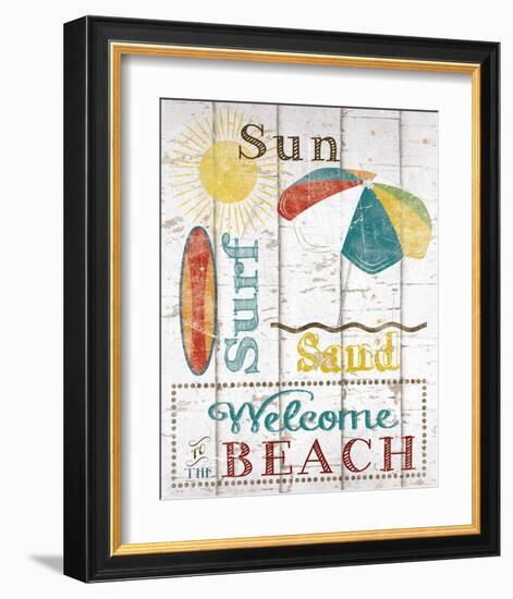 Sun, Surf & Sand-Katrina Craven-Framed Art Print