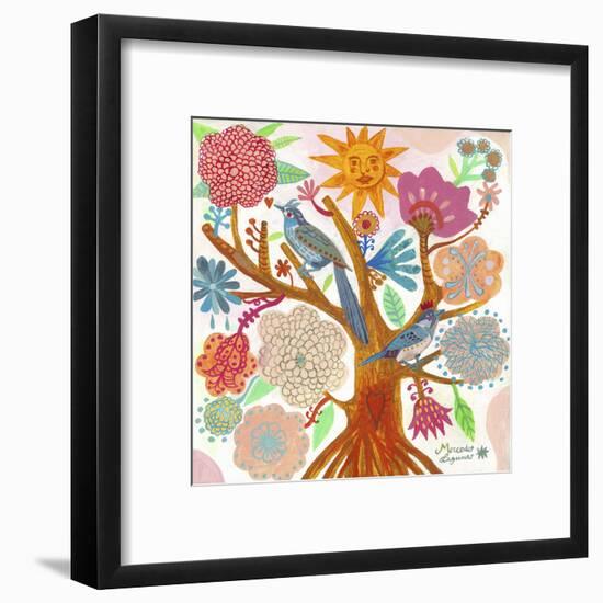 Sun Tree-Mercedes Lagunas-Framed Art Print