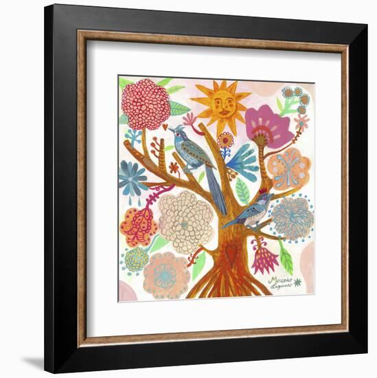 Sun Tree-Mercedes Lagunas-Framed Art Print