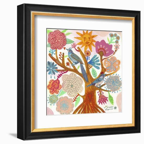 Sun Tree-Mercedes Lagunas-Framed Art Print