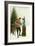 Sun Valley, Idaho, Couple with Skis-null-Framed Art Print