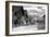 Sun Valley, Idaho - Main Street View of Challenger Inn-Lantern Press-Framed Art Print