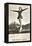 Sun Valley, Idaho, Skater in Air-null-Framed Stretched Canvas