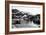 Sun Valley, Idaho - Village Square Scene-Lantern Press-Framed Art Print