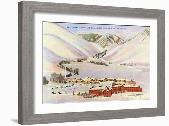 Sun Valley Lodge, Idaho-null-Framed Art Print