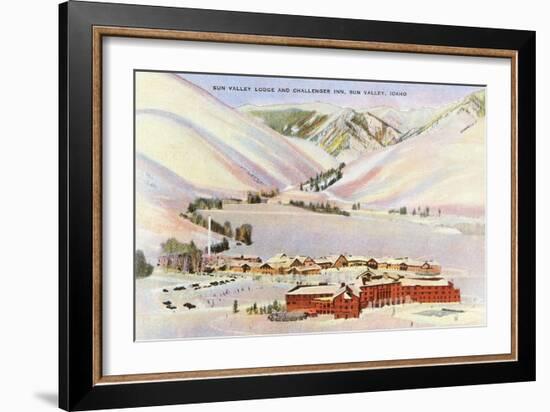 Sun Valley Lodge, Idaho-null-Framed Art Print