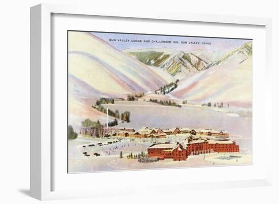 Sun Valley Lodge, Idaho-null-Framed Art Print