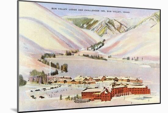 Sun Valley Lodge, Idaho-null-Mounted Art Print