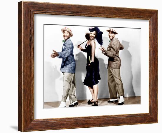 Sun Valley Serenade, Harold Nicholas, Dorothy Dandridge, Fayard Nicholas-null-Framed Photo