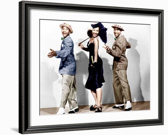 Sun Valley Serenade, Harold Nicholas, Dorothy Dandridge, Fayard Nicholas-null-Framed Photo