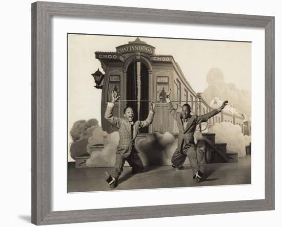 Sun Valley Serenade, Nicholas Brothers, 1941, Doing A Dancing Split-null-Framed Photo