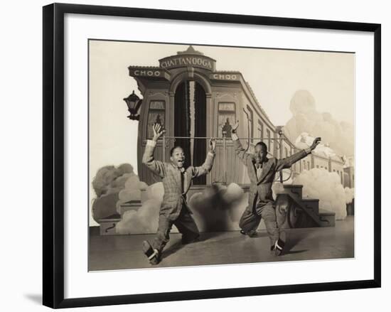 Sun Valley Serenade, Nicholas Brothers, 1941, Doing A Dancing Split-null-Framed Photo