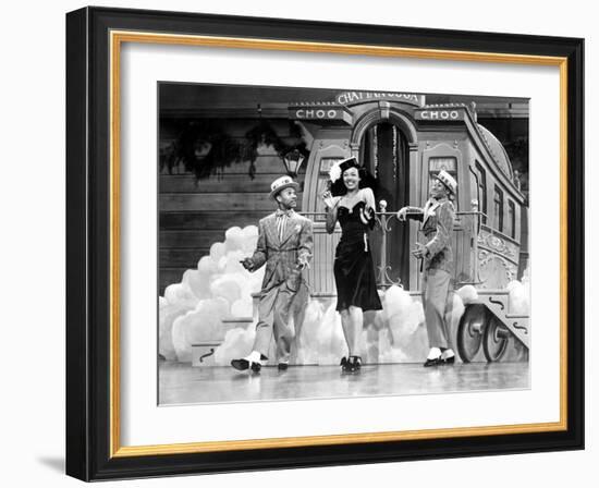 Sun Valley Serenade, Nicholas Brothers, Dorothy Dandridge, 1941, 'Chatanooga Choo Choo.'-null-Framed Photo