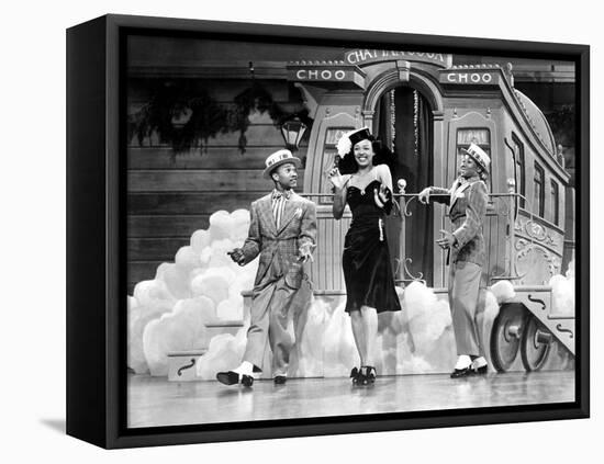 Sun Valley Serenade, Nicholas Brothers, Dorothy Dandridge, 1941, 'Chatanooga Choo Choo.'-null-Framed Stretched Canvas