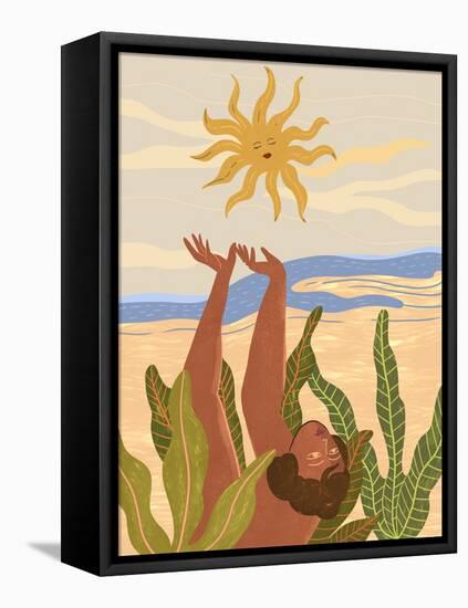 Sun Worship-Arty Guava-Framed Premier Image Canvas