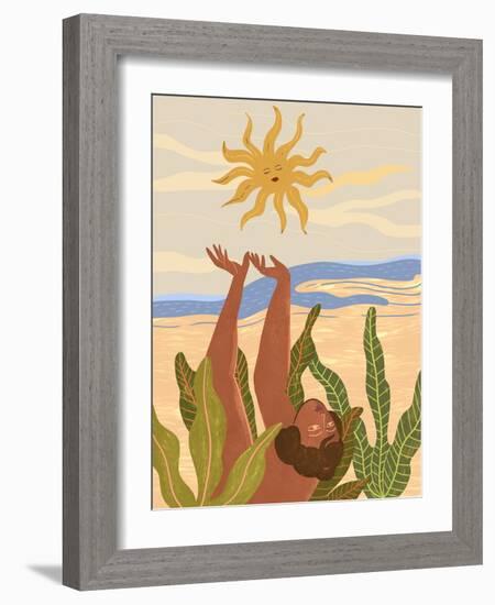 Sun Worship-Arty Guava-Framed Giclee Print