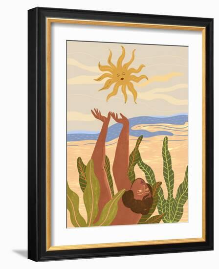 Sun Worship-Arty Guava-Framed Giclee Print