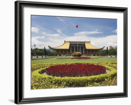 Sun Yat Sen Memorial Hall, Taipei, Taiwan, Asia-Ian Trower-Framed Photographic Print