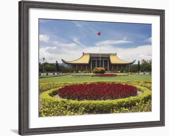 Sun Yat Sen Memorial Hall, Taipei, Taiwan, Asia-Ian Trower-Framed Photographic Print