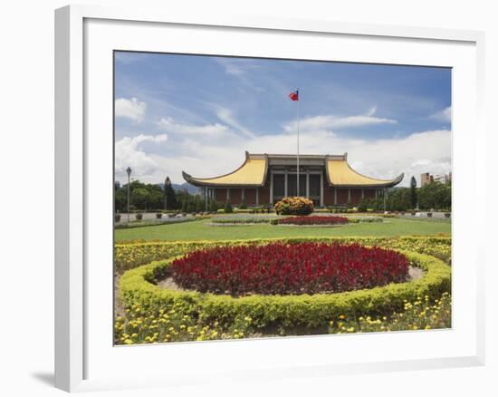 Sun Yat Sen Memorial Hall, Taipei, Taiwan, Asia-Ian Trower-Framed Photographic Print