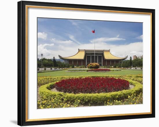 Sun Yat Sen Memorial Hall, Taipei, Taiwan, Asia-Ian Trower-Framed Photographic Print