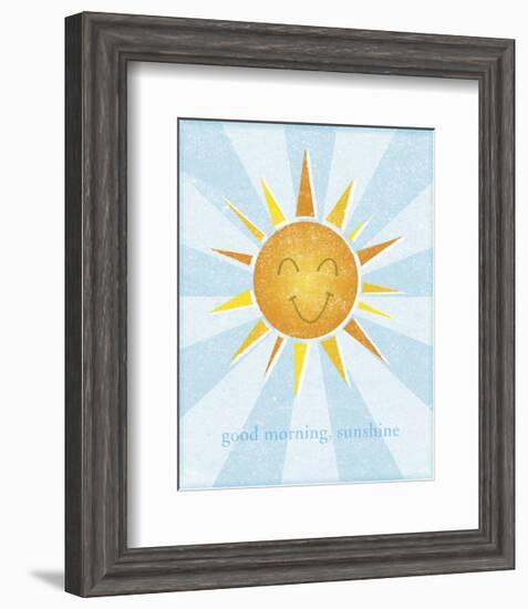 Sun-John W^ Golden-Framed Art Print