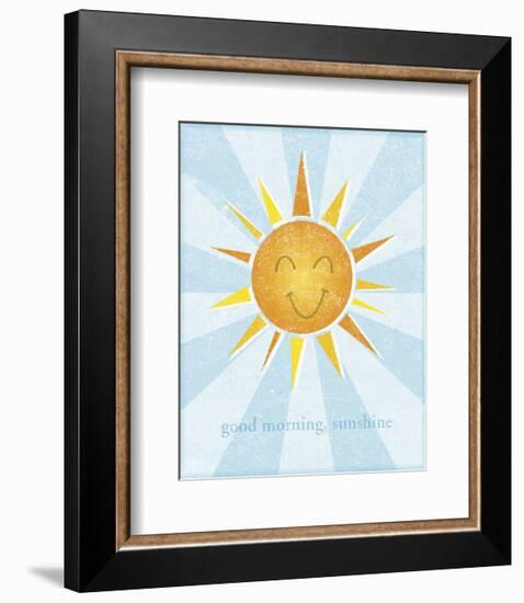 Sun-John W^ Golden-Framed Art Print