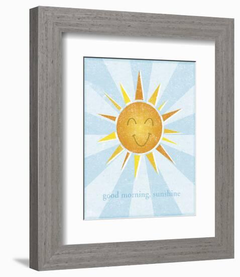 Sun-John W^ Golden-Framed Art Print