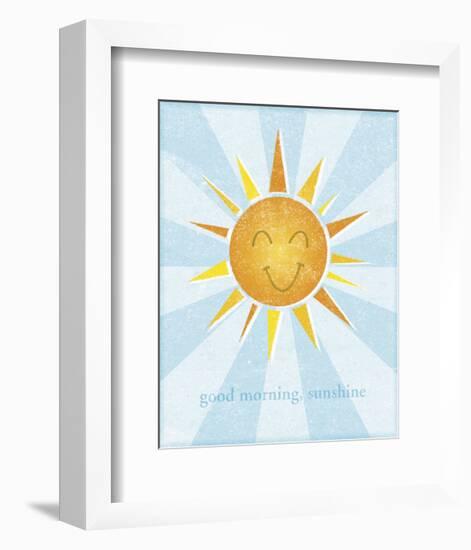 Sun-John W^ Golden-Framed Art Print